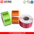 Coated Paper PP Pet PVC Material Thermal Sticker Label